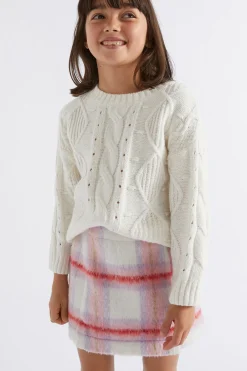 Seed Heritage Knitwear & Sweaters-Pompom Cable Knit Canvas