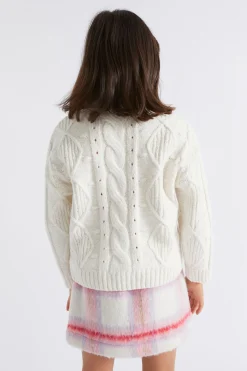 Seed Heritage Knitwear & Sweaters-Pompom Cable Knit Canvas