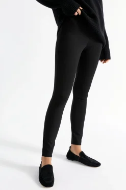 Seed Heritage Pants-Ponte Legging Black