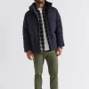 Seed Heritage Jackets & Vests-Puffer Jacket Midnight Blue