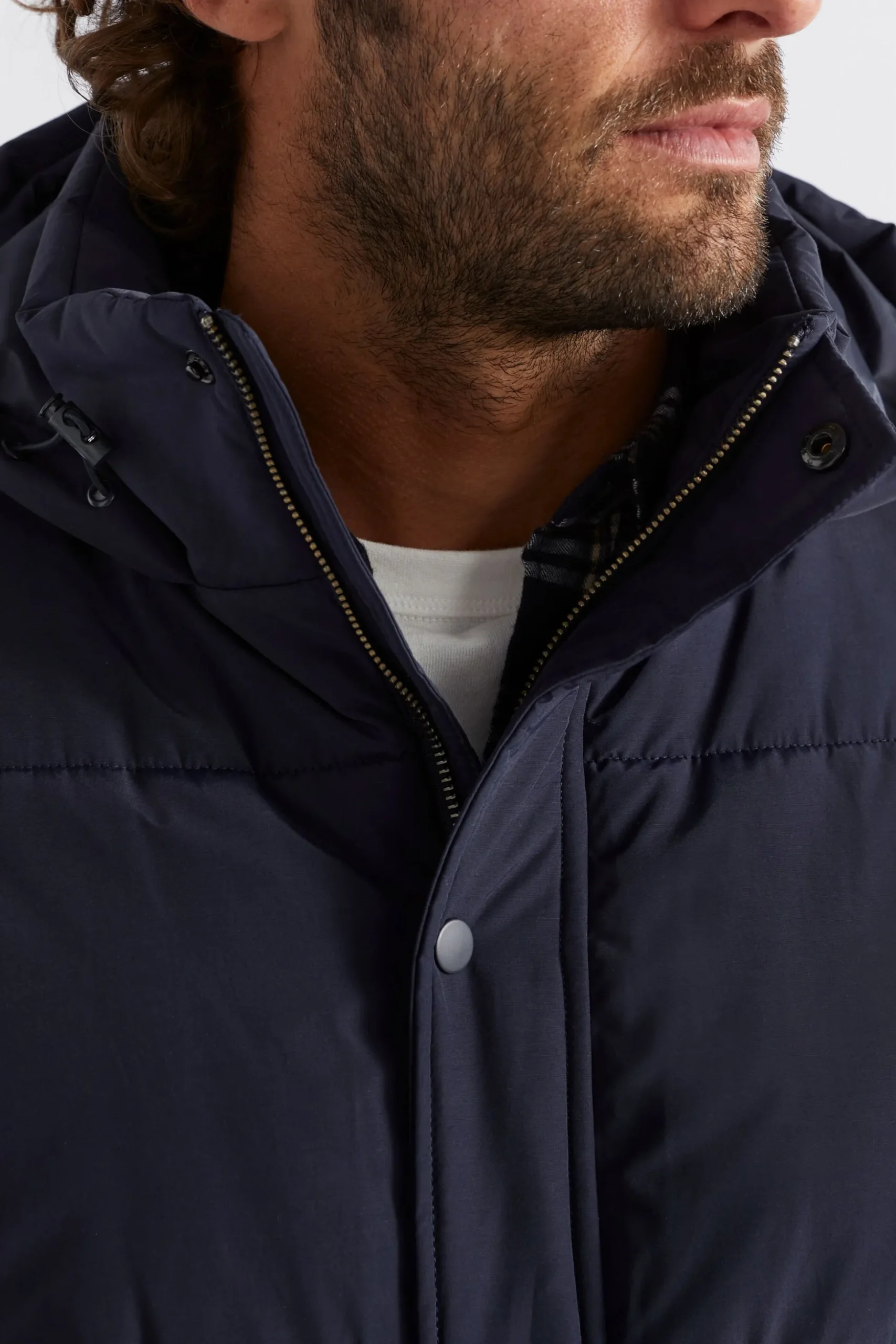 Seed Heritage Jackets & Vests-Puffer Jacket Midnight Blue