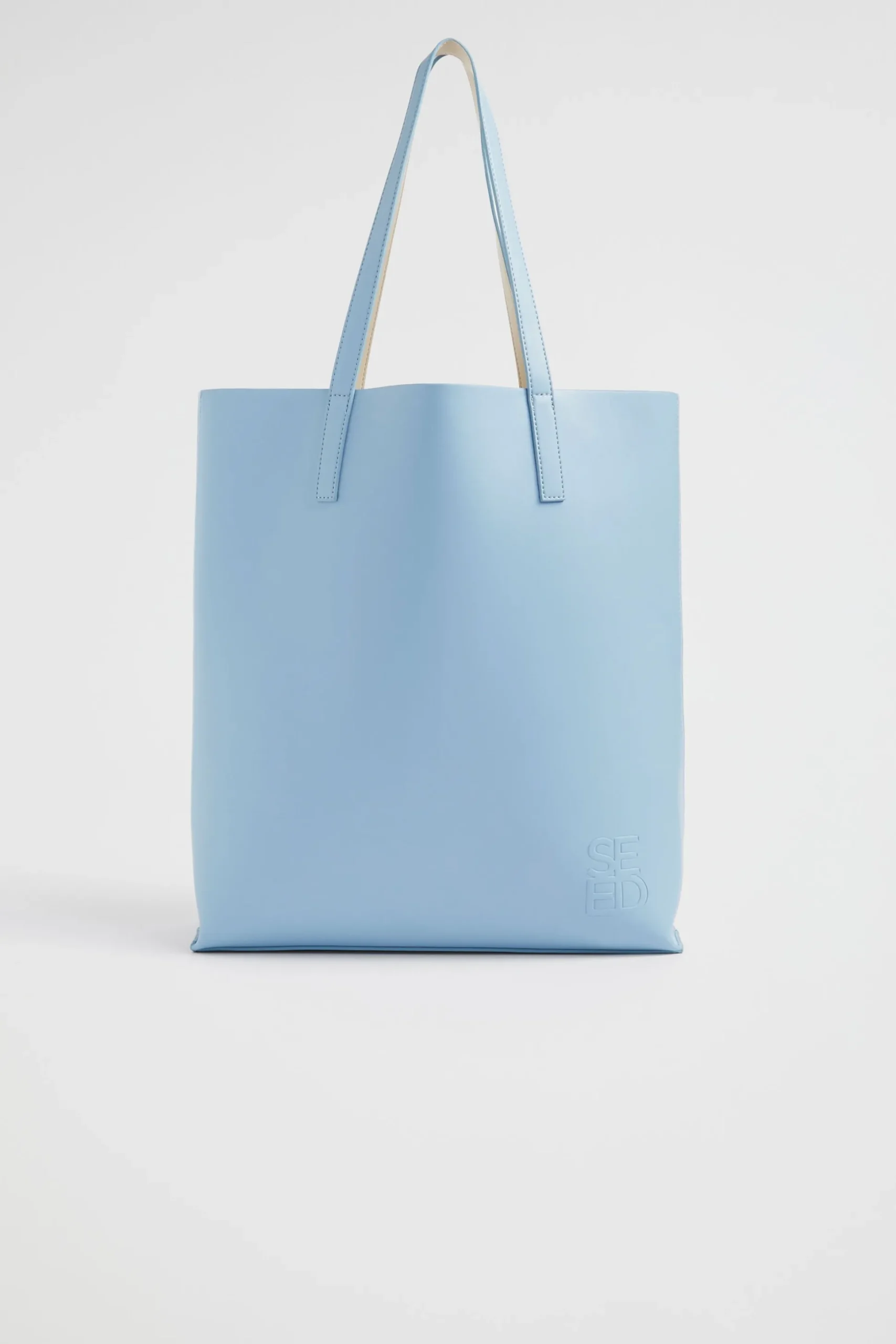 Seed Heritage Beach Bags-Quad Logo Tote Bluebell