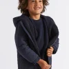 Seed Heritage Jackets & Vests-Quilted Anorak Midnight Blue