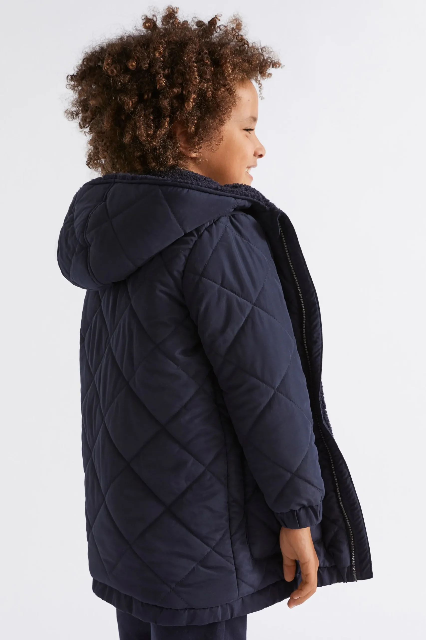 Seed Heritage Jackets & Vests-Quilted Anorak Midnight Blue