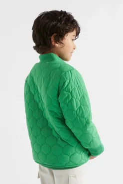 Seed Heritage Jackets & Vests-Quilted Bomber Jade