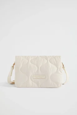 Seed Heritage Cross Body-Quilted Crossbody Bag Vanilla Cream