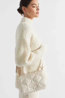 Seed Heritage Cross Body-Quilted Crossbody Bag Vanilla Cream