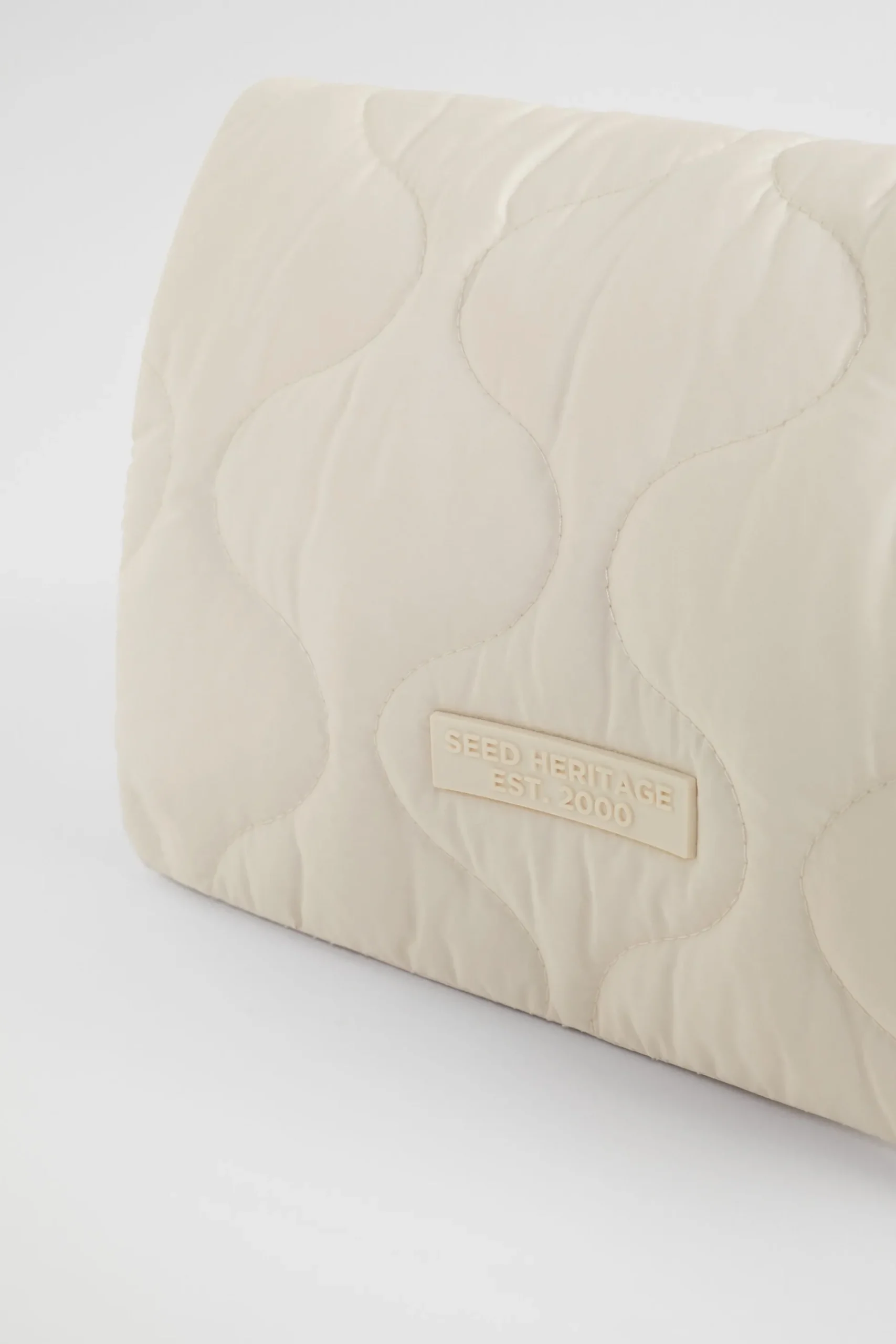 Seed Heritage Cross Body-Quilted Crossbody Bag Vanilla Cream