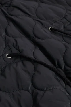 Seed Heritage Scarves & Kaftans-Quilted Poncho Black