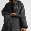 Seed Heritage Beach Bags-Quilted Tote Black