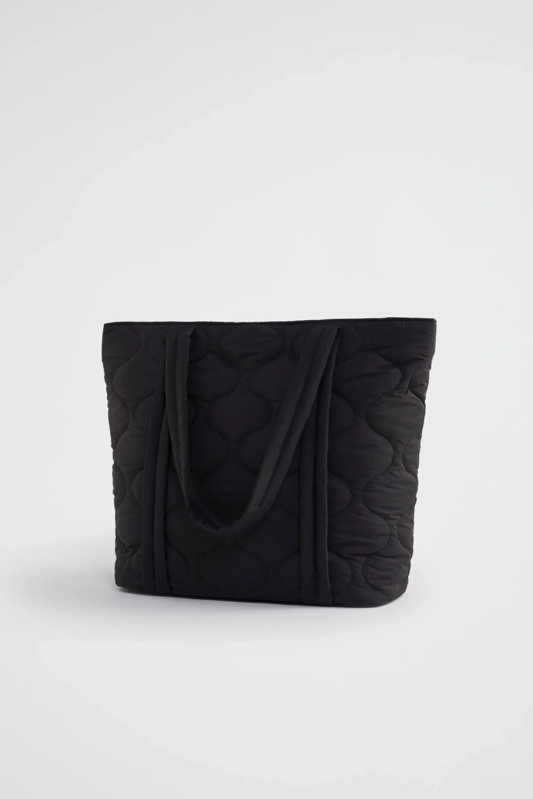 Seed Heritage Beach Bags-Quilted Tote Black