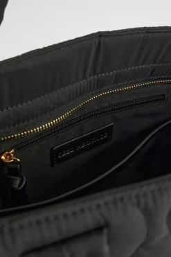Seed Heritage Beach Bags-Quilted Tote Black