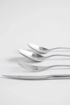 Seed Heritage Kitchen & Dining-Rae 16 Piece Cutlery Set Silver