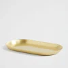 Seed Heritage Kitchen & Dining-Rae Oval Tray Brass