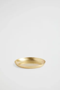 Seed Heritage Kitchen & Dining-Rae Round Tray Brass