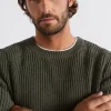 Seed Heritage T-Shirts & Sweaters-Raglan Knit Sweater Dark Khaki