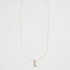 Seed Heritage Jewellery-Rainbow Diamante Initia Neckace L