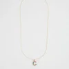 Seed Heritage Jewellery-Rainbow Diamante Initial Neklae C