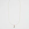 Seed Heritage Jewellery-Rainbow Diamante Initial Necklace J