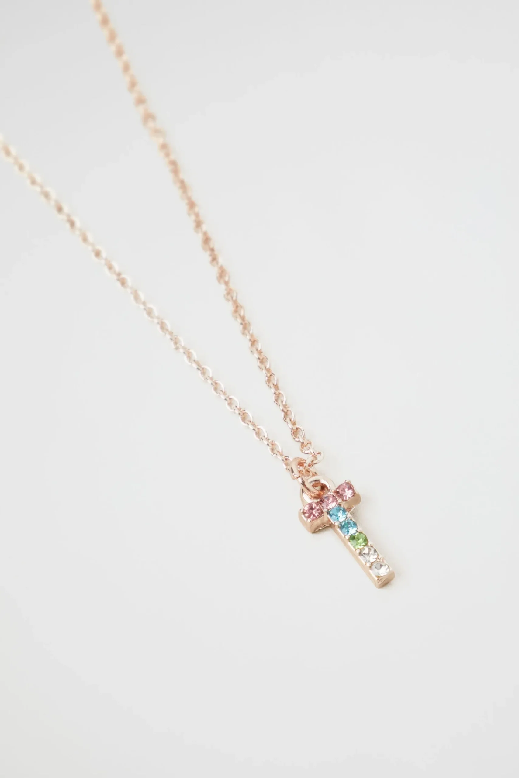 Seed Heritage Jewellery-Rainbow Diamane Iniial Necklace T