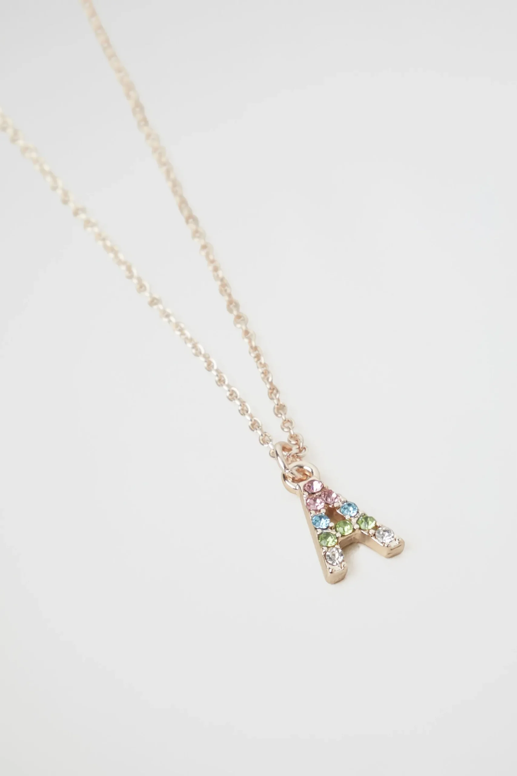 Seed Heritage Jewellery-Rinbow Dimnte Initil Necklce A