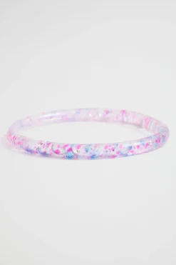 Seed Heritage Jewellery-Rainbow Glitter Bangles Multi