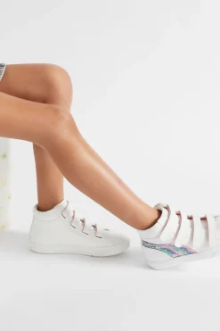 Seed Heritage Sneakers & Trainers-Rainbow High Top White