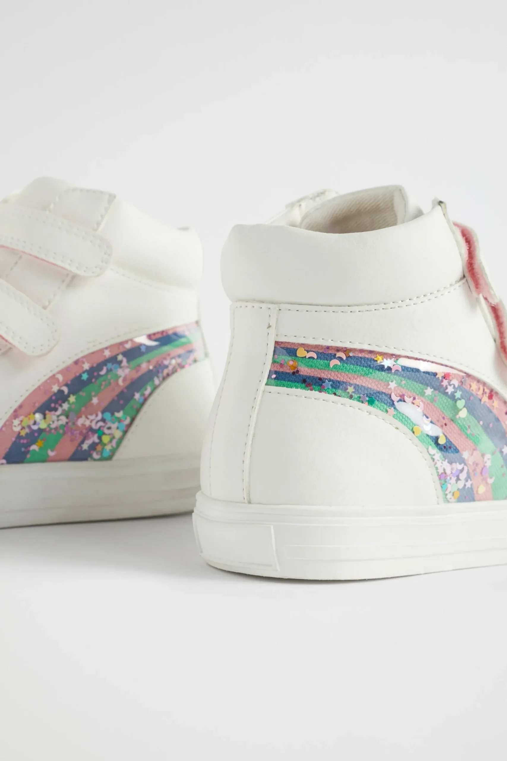 Seed Heritage Sneakers & Trainers-Rainbow High Top White