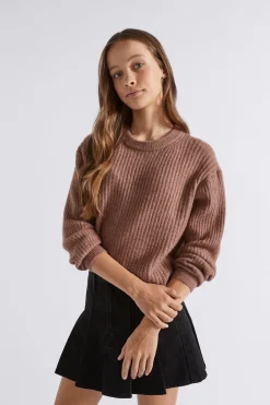 Seed Heritage Knitwear & Sweaters-Relaxed Rib Knit Cocoa