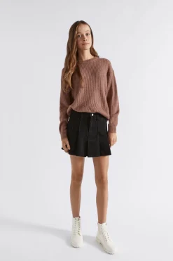 Seed Heritage Knitwear & Sweaters-Relaxed Rib Knit Cocoa
