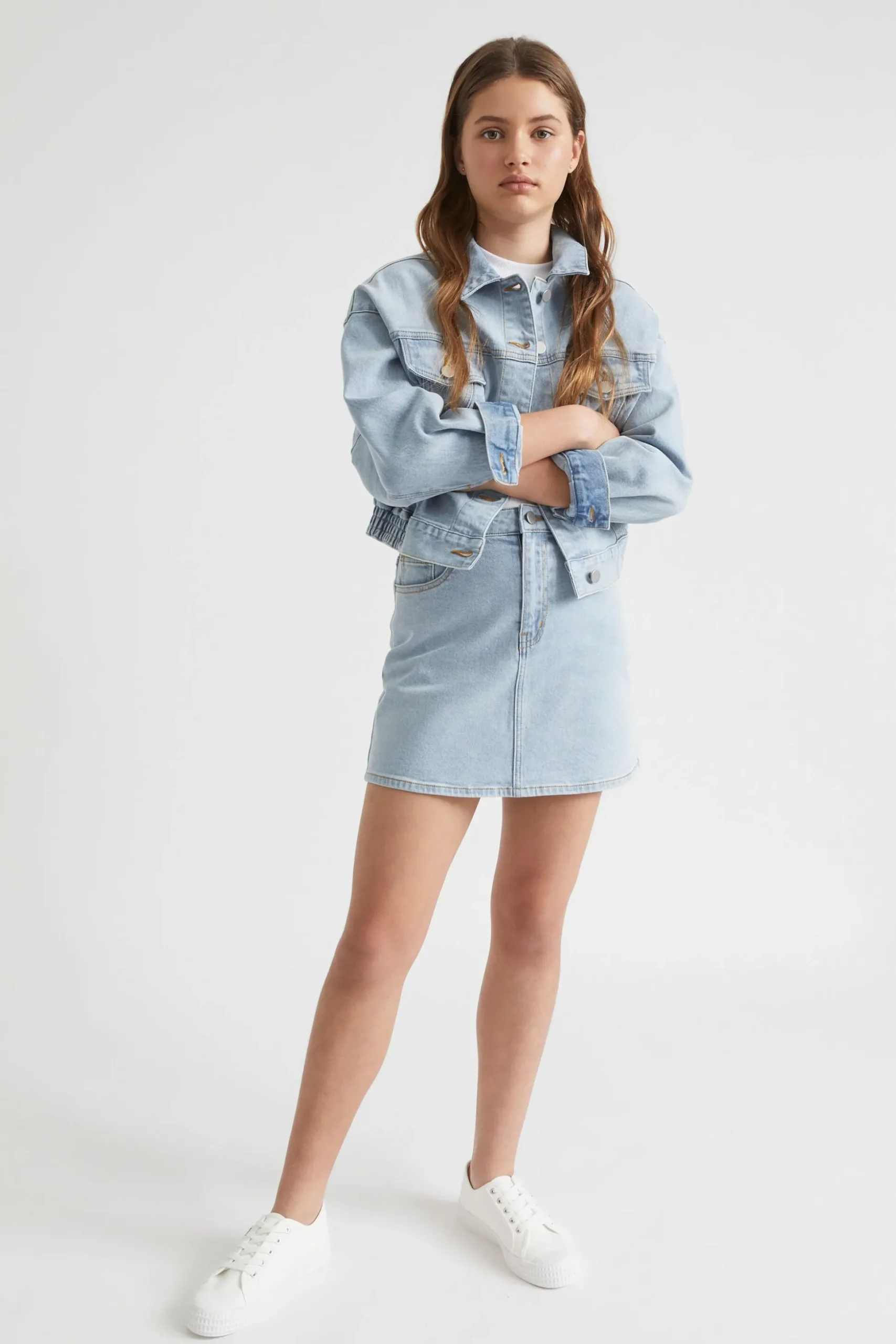 Seed Heritage Denim & Jeans-Retro Denim Jacket Bleach Wash