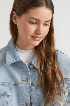 Seed Heritage Denim & Jeans-Retro Denim Jacket Bleach Wash