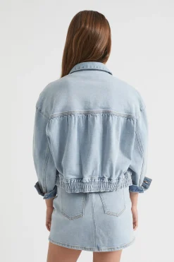 Seed Heritage Denim & Jeans-Retro Denim Jacket Bleach Wash