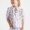 Seed Heritage Shorts-Retro Floral Shorts Multi