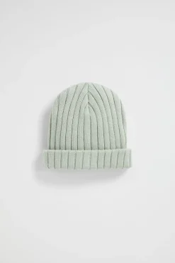 Seed Heritage Beanies-Rib Knit Beanie Sage