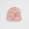 Seed Heritage Beanies-Rib Knit Beanie Chalk Pink