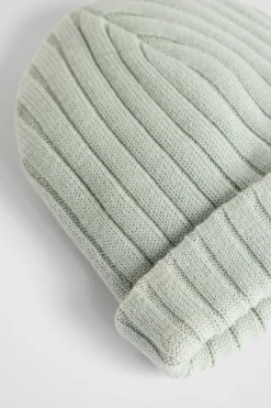 Seed Heritage Beanies-Rib Knit Beanie Sage