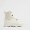 Seed Heritage Boots-Rib Panel Hiking Boot Cream