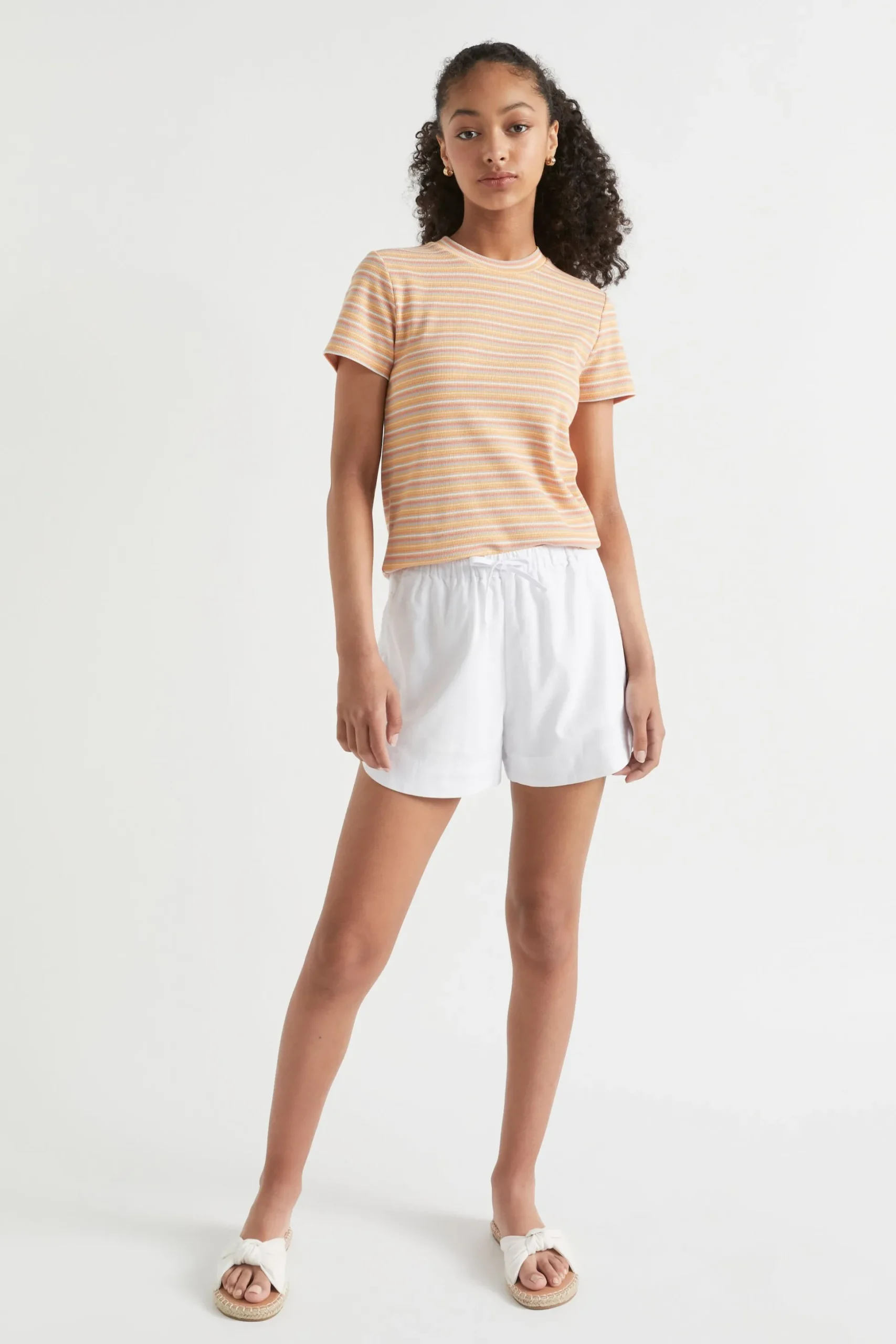 Seed Heritage T-Shirts & Tops-Rib Stripe Tee Passiona
