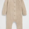 Seed Heritage Jumpsuits & Overalls-Ribbed Jumpsuit Neutral
