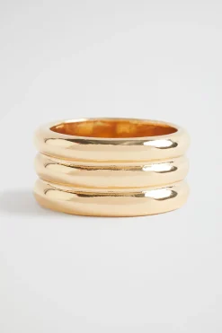 Seed Heritage Jewellery-Ridged Ring Gold