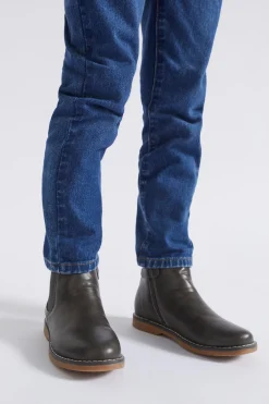 Seed Heritage Boots-Riding Boot Charcoal