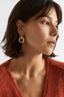 Seed Heritage Jewellery-Ring Earring Gold