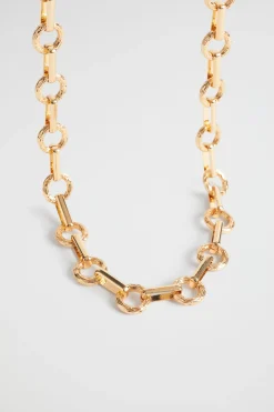 Seed Heritage Jewellery-Ring Link Necklace Gold