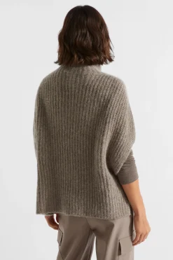 Seed Heritage Scarves & Kaftans-Roll Neck Poncho Hazel