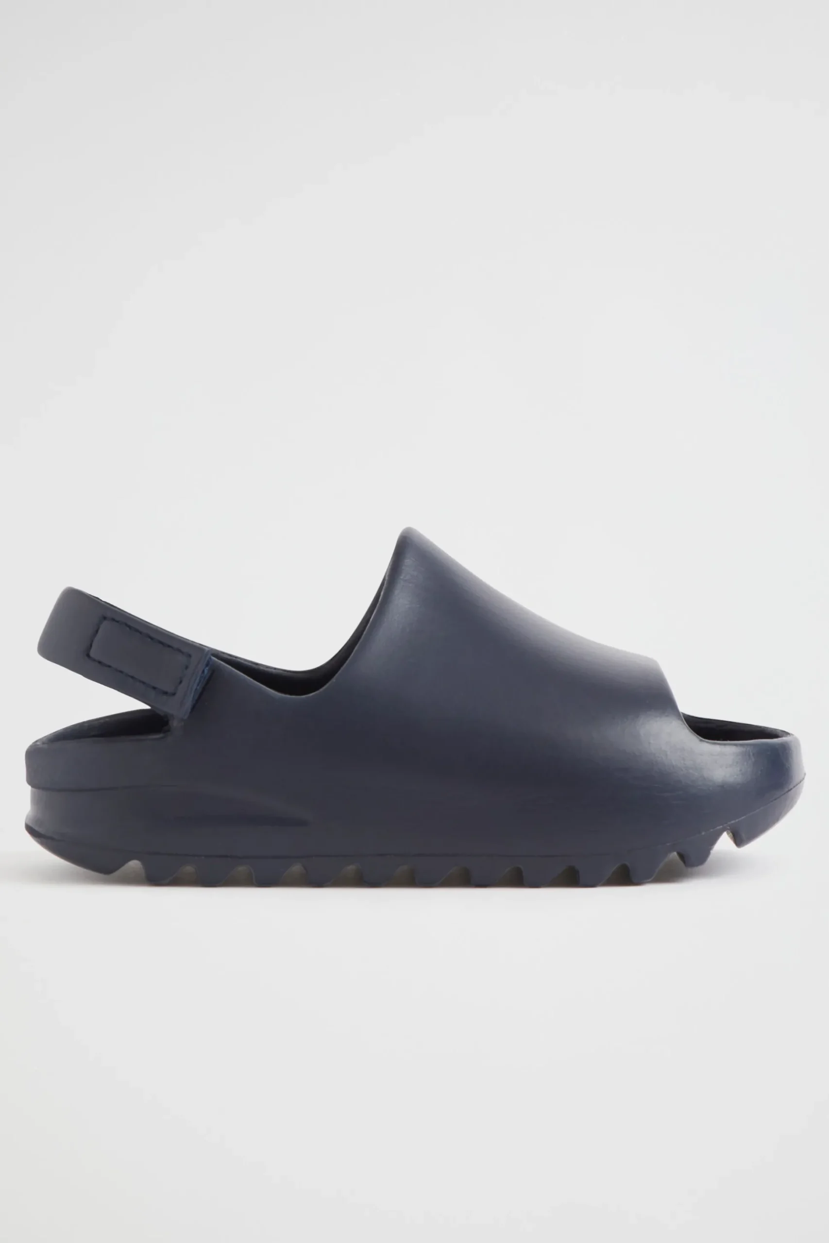 Seed Heritage Sandals-Rubber Moulded Slide With Strap Navy