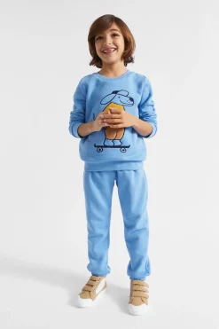Seed Heritage Pants-90S Trackpant Blue Sky