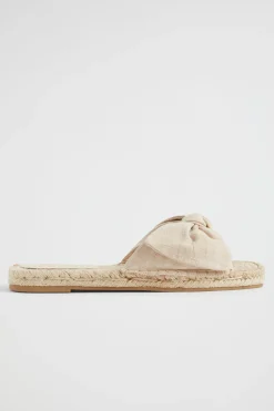 Seed Heritage Espadrilles-Sandra Knot Espadrille Natural