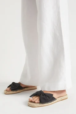 Seed Heritage Sandals & Thongs-Sandra Knot Espadrille Black