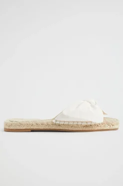 Seed Heritage Espadrilles-Sandra Knot Espadrille White